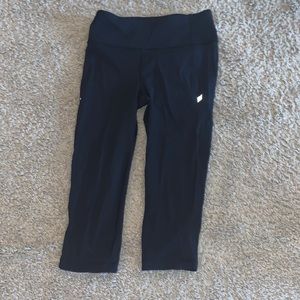 Lululemon running capris black size 4